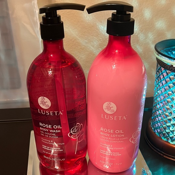 Luseta Bath & Body Luseta Rose Oil Body Wash Rose Oil Body Lotion